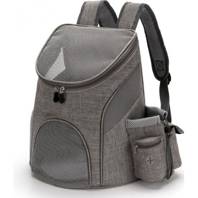 31,99 € Free Shipping | Large (L) Pet Bags & Handbags Portable mesh pet bag. Breathable pet backpack. Foldable. Large capacity. Pet carrying bag Gray