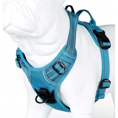35,99 € Free Shipping | Extra Small (XS) Pet Harnesses Soft front dog harness. Best reflective harness with handle and 2 leash attachments