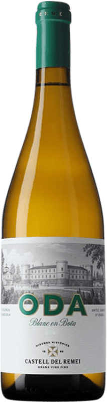 Envío gratis | Vino Blanco Castell del Remei Oda D.O. Costers del Segre Cataluña España Macabeo, Chardonnay 75 cl