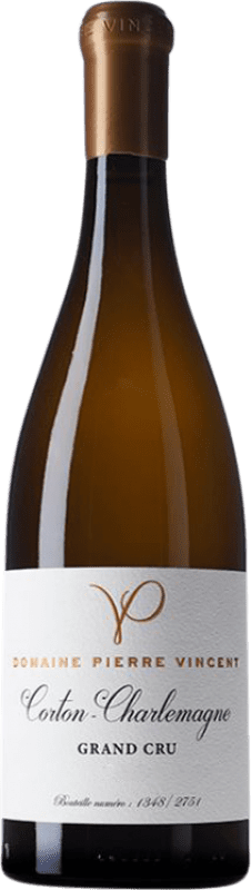 Envio grátis | Vinho Branco Pierre Vincent Grand Cru A.O.C. Corton-Charlemagne Borgonha França 75 cl