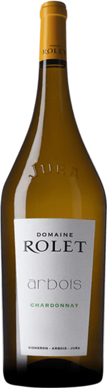Free Shipping | White Wine Domaine Rolet A.O.C. Arbois Jura France Chardonnay Magnum Bottle 1,5 L