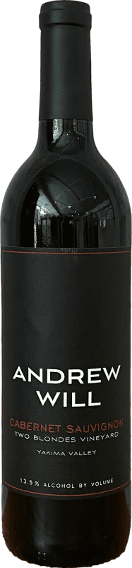 62,95 € | Красное вино Andrew Will Two Blondes Washington Соединенные Штаты Cabernet Sauvignon — Каберне Совиньон 75 cl