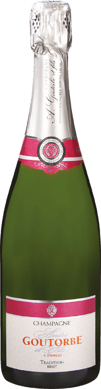 62,95 € 送料無料 | 白のスパークリングワイン André Goutorbe Brut — ブリュット 伝統的 A.O.C. Champagne