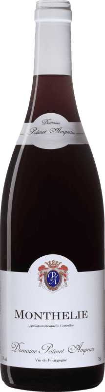 送料無料 | 赤ワイン Potinet-Ampeau A.O.C. Monthélie ブルゴーニュ フランス Pinot Noir — ピノ・ノワール 75 cl