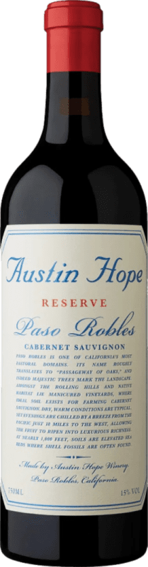 送料無料 | 赤ワイン Hope Austin レセルバ カリフォルニア州 アメリカ Cabernet Sauvignon — カベルネ・ソーヴィニヨン 75 cl