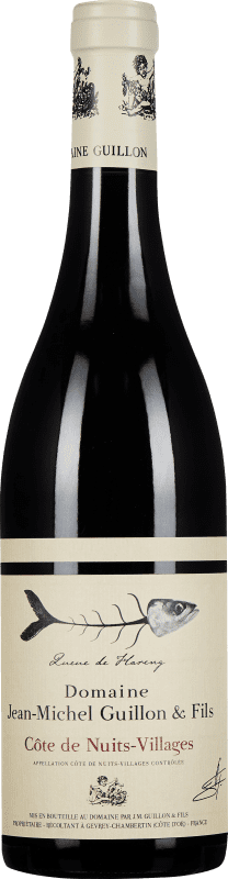 Envoi gratuit | Vin Rouge Jean-Michel Guillon & Fils Queue de Hareng Villages A.O.C. Côte de Nuits Bourgogne France Pinot Noir Organic — Biologique 75 cl