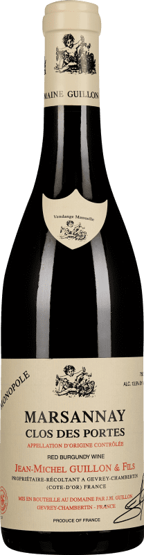 Бесплатная доставка | Красное вино Jean-Michel Guillon & Fils Clos des Portes Monopole A.O.C. Marsannay Бургундия Франция Pinot Noir — Пино Нуар Organic — Органический 75 cl