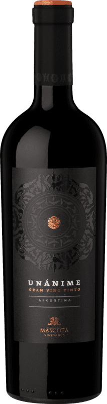 Envío gratis | Vino Tinto Mascota Unanime I.G. Mendoza Mendoza Argentina Cabernet Sauvignon, Cabernet Franc, Malbec 75 cl