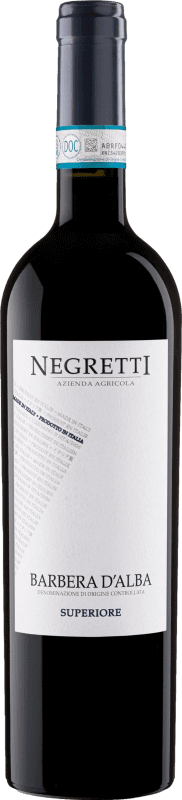 Бесплатная доставка | Красное вино Negretti Высший D.O.C. Barbera d'Alba Пьемонте Италия Barbera — Барбера 75 cl