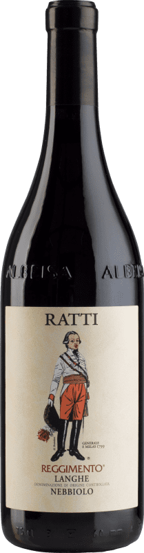 Envio grátis | Vinho Tinto Renato Ratti Reggimento D.O.C. Langhe Piemonte Itália Nebbiolo 75 cl
