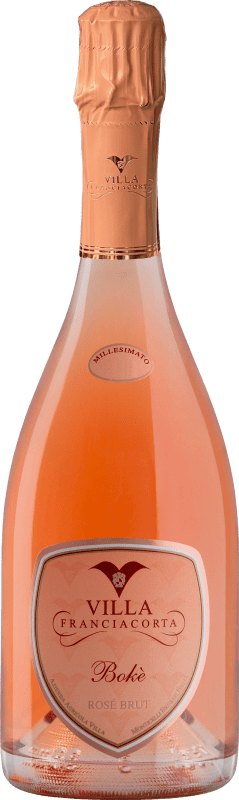 63,95 € 免费送货 | 桃红起泡酒 Villa Franciacorta Boke Brut — 起泡酒 干型 Rosé — 桃红葡萄酒 D.O.C.G. Franciacorta