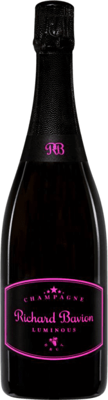 113,95 € Envio grátis | Espumante Rosé Richard Bavion Luminous Epernay Rosé, Premium A.O.C. Champagne