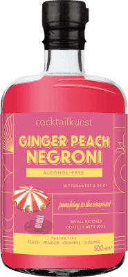 Free Shipping | Liqueurs Cocktailkunst Germany Medium Bottle 50 cl Ginger, Peach, Negroni Alcohol-Free