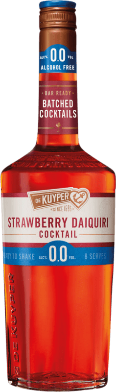 免费送货 | 利口酒 De Kuyper Cocktail — 鸡尾酒 荷兰 1 L 0.0 零点零 Daiquiri — 代基里, Strawberry — 草莓 不含酒精