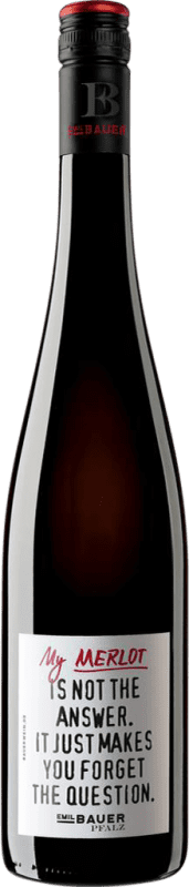 Бесплатная доставка | Красное вино Emil Bauer Is not the Answer Германия Merlot — Мерло 75 cl