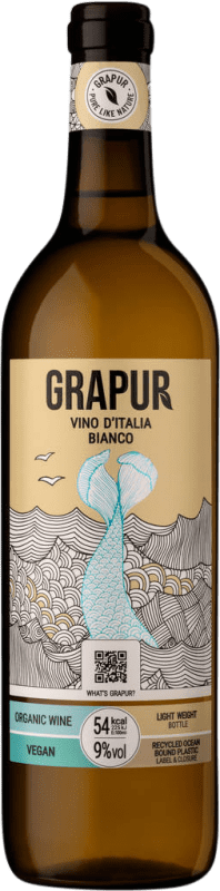 11,95 € Spedizione Gratuita | Vino Bianco Grapur D.O.C. Italia Bio — Ecologico