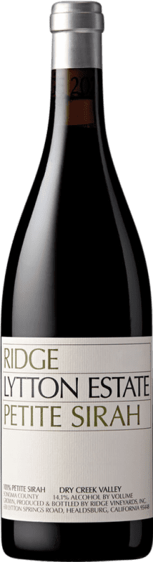 Envio grátis | Vinho Tinto Ridge Lytton Estate Wine — Vinho de Quinta Estados Unidos Petite Syrah 75 cl