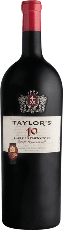 Envío gratis | Vino Generoso Fortificado Taylor's Tawny I.G. Porto Oporto Portugal 10 Años Botella Jéroboam-Doble Mágnum 3 L