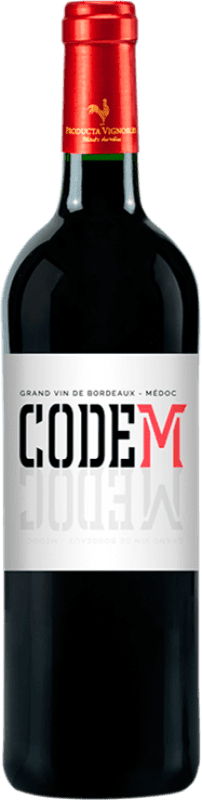 Envío gratis | Vino Tinto Producta Vignoble Code M A.O.C. Médoc Burdeos Francia Merlot, Cabernet Sauvignon 75 cl
