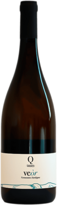 12,95 € Envío gratis | Vino Blanco Quartomoro Veòr D.O.C. Vermentino di Sardegna