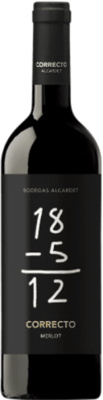 8,95 € Spedizione Gratuita | Vino Rosso Alcardet Correcto I.G.P. Vino de la Tierra de Castilla
