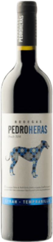 8,95 € Free Shipping | Red Wine Pedroheras. Syrah Tempranillo D.O. La Mancha
