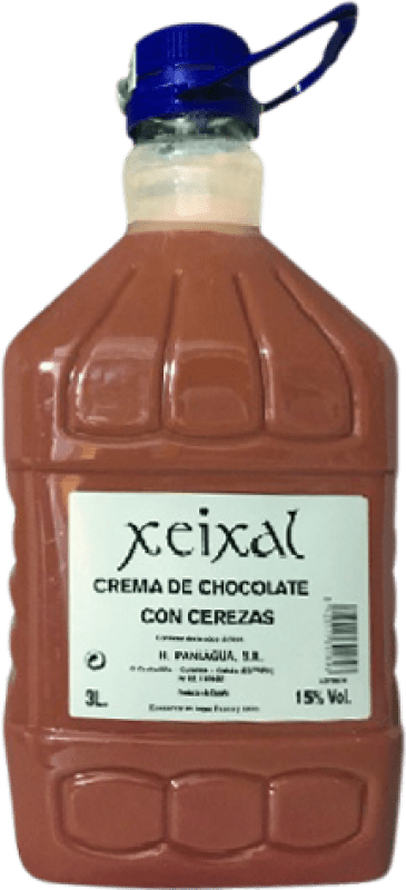 32,95 € | Sahnelikör Xeixal Spanien Kanister 3 L Cereza — Kirsche, Chocolat — Schokolade