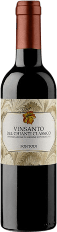 79,95 € | Сладкое вино Fontodi Vinsanto D.O.C.G. Chianti Тоскана Италия Malvasia — Мальвасия, Sangiovese — Санджовезе Полубутылка 37 cl