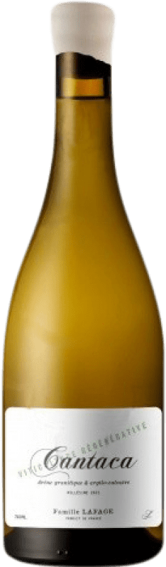 Kostenloser Versand | Weißwein Domaine Lafage Cantaca Crianza — Kurze Fassreifung Frankreich 75 cl