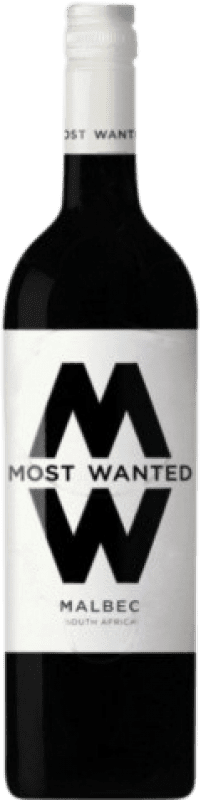 Бесплатная доставка | Красное вино Most Wanted молодое W.O. Western Cape Western Cape South Coast Южная Африка Malbec — Мальбек 75 cl