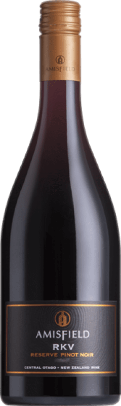 Free Shipping | Red Wine Amisfield Rocky Knoll Vineyard New Zealand Pinot Noir Eco — Organic 75 cl