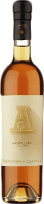 Envoi gratuit | Vin Fortifié Fernando de Castilla Amontillado D.O. Jerez-Xérès-Sherry Andalousie Espagne 20 Ans Bouteille Medium 50 cl