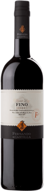57,95 € Kostenloser Versand | Likörwein Fernando de Castilla Fino D.O. Jerez-Xérès-Sherry 5 Jahre Magnumflasche 1,5 L