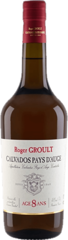 Kostenloser Versand | Calvados Roger Groult I.G.P. Calvados Pays d'Auge Frankreich 8 Jahre Spezialflasche 1,5 L