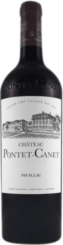 Free Shipping | Red Wine Château Pontet-Canet A.O.C. Pauillac Bordeaux France Eco — Organic Magnum Bottle 1,5 L