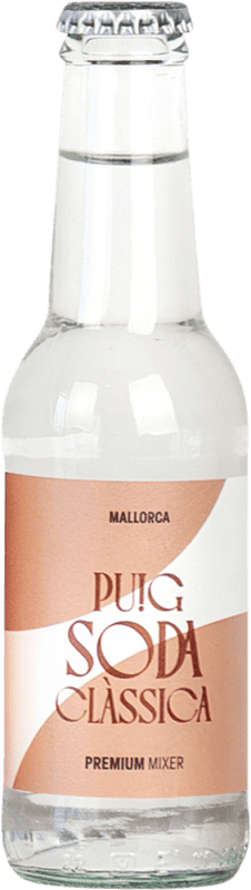 Envio grátis | Caixa de 24 unidades Refrigerantes Puig Clássico Espanha Garrafinha 20 cl Soda — Refrigerante