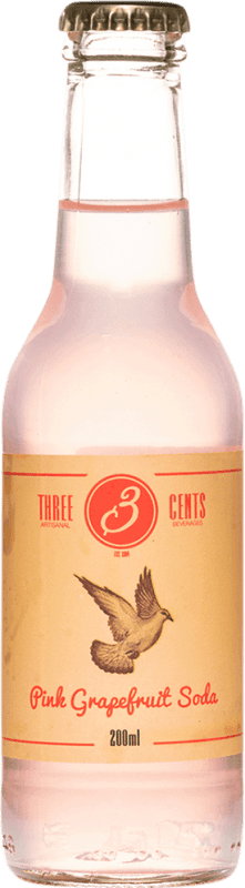 Spedizione Gratuita | Scatola da 24 unità Bibite Coca-Cola Three Cents Regno Unito Bottiglietta 20 cl Pink Grapefruit — Pompelmo Rosa, Soda