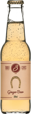 51,95 € | 24 Einheiten Box Softdrinks Coca-Cola Three Cents Spanien Kleine Flasche 20 cl Ginger Beer