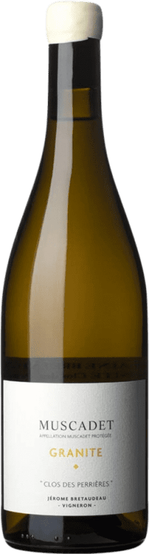 Envio grátis | Vinho Branco Jérôme Bretaudeau Granite Clos des Perrières A.O.C. Muscadet-Sèvre et Maine Loire França Melon de Bourgogne 75 cl