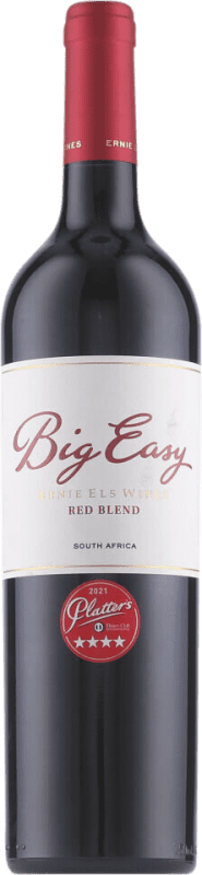Free Shipping | Red Wine Ernie Els Big Easy Blend, Red South Africa 75 cl