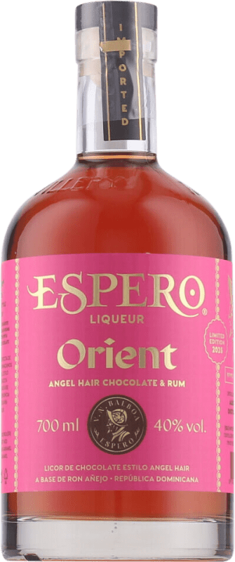 Free Shipping | Liqueurs Espero Orient Angel Hair United Kingdom 70 cl Chocolate, Rum