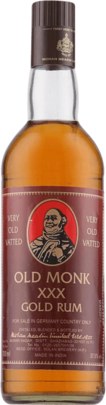 14,95 € 免费送货 | 朗姆酒 Old Monk XXX Gold — 金色版