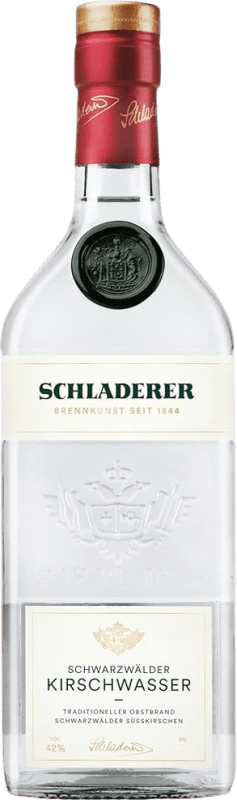 32,95 € | Caja de 20 unidades Orujo Aguardiente Schladerer Obstbrand — Aguardiente de Frutas Alemania Botellín Miniatura 2 cl Schwarze Kirsche — Cereza Negra
