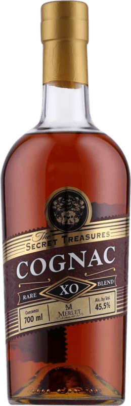 Free Shipping | Cognac The Secret Treasures Merlet XO Extra Old A.O.C. Cognac France 70 cl