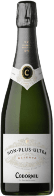 18,95 € Kostenloser Versand | Weißer Sekt Codorníu Non Plus Ultra Brut — Herb D.O. Cava