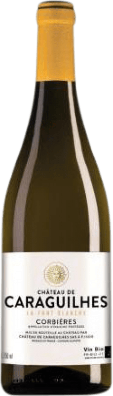 Kostenloser Versand | Weißwein Château Caraguilhes La Font Blanche A.O.C. Corbières Languedoc-Roussillon Frankreich Garnacha — Grenache, Roussanne, Vermentino 75 cl