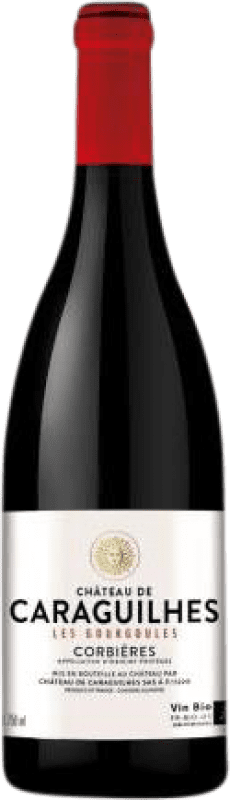 16,95 € Spedizione Gratuita | Vino Rosso Château Caraguilhes Les Gourgoules A.O.C. Corbières
