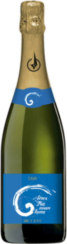 8,95 € Spedizione Gratuita | Spumante Bianco Aires de Tramuntana Brut Giovane D.O. Cava