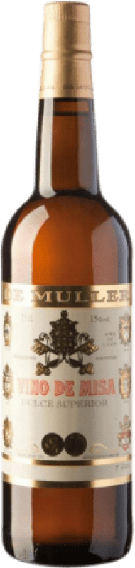 15,95 € Бесплатная доставка | Сладкое вино De Muller Vino Santo Consagración de Misa — Святое вино для освящения мессы D.O. Tarragona