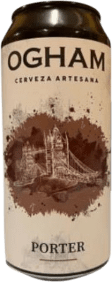 Envío gratis | Cerveza Ogham Porter Artesanal Argentina Lata Medium 50 cl